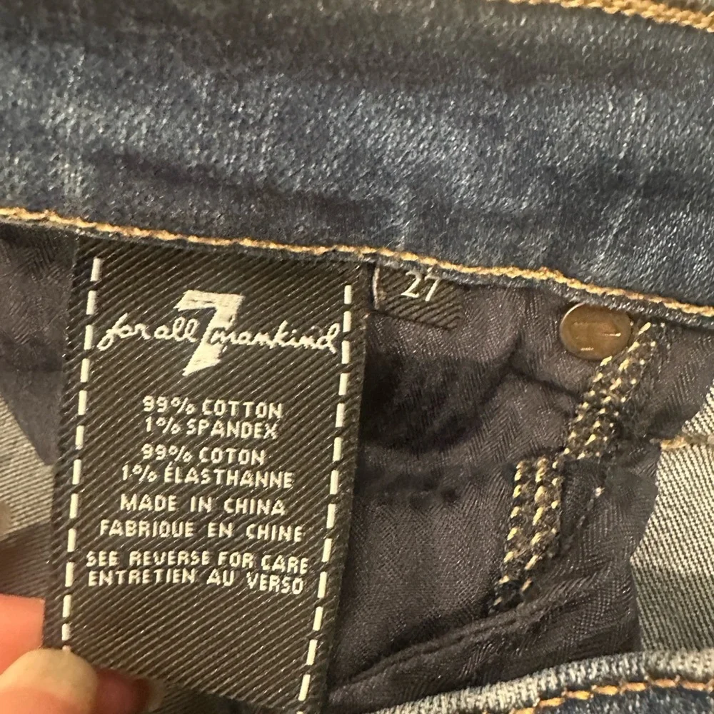 7 For All Mankind B(Air) Ankle Skinny Jeans | Women's 27 | Stretch Denim